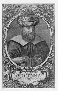 Portrait of Avicenna (Ibn Sina) (980-1037) Reading